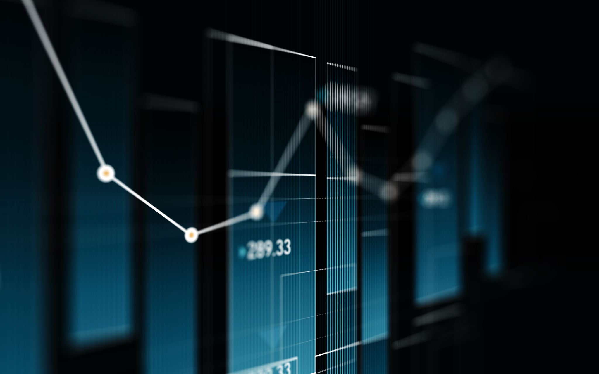 Painel de controlo analítico